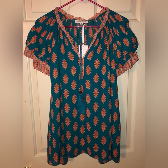 Rose + Olive Flutter cap sleeve blouse size 1X new with tags NWT - Picture 3 of 12